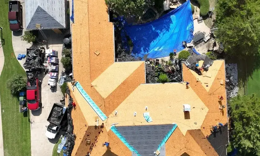 Professional Roof Repair being performed in West Pensacola
